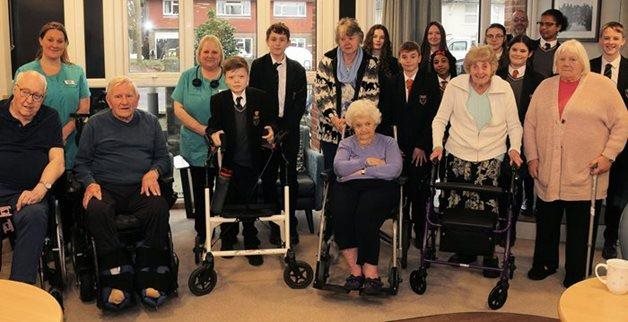 Care home residents in Crowborough unite with school pupils to combat mental health