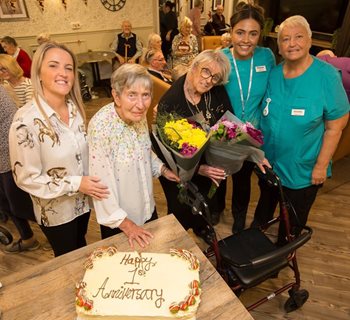 Oxford care home toasts key milestone with country and western party