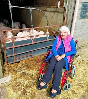 Retired Suffolk pig farmer ploughs through memory lane