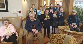 Knebworth care home celebrates National Storytelling Week with local children