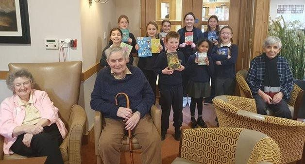 Knebworth care home celebrates National Storytelling Week with local children