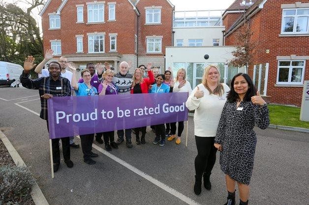 Hythe care home celebrates national award win and ‘good’ rating from inspectors