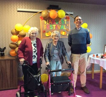 Norwich care home residents and school pupils join forces for Harvest Festival fun