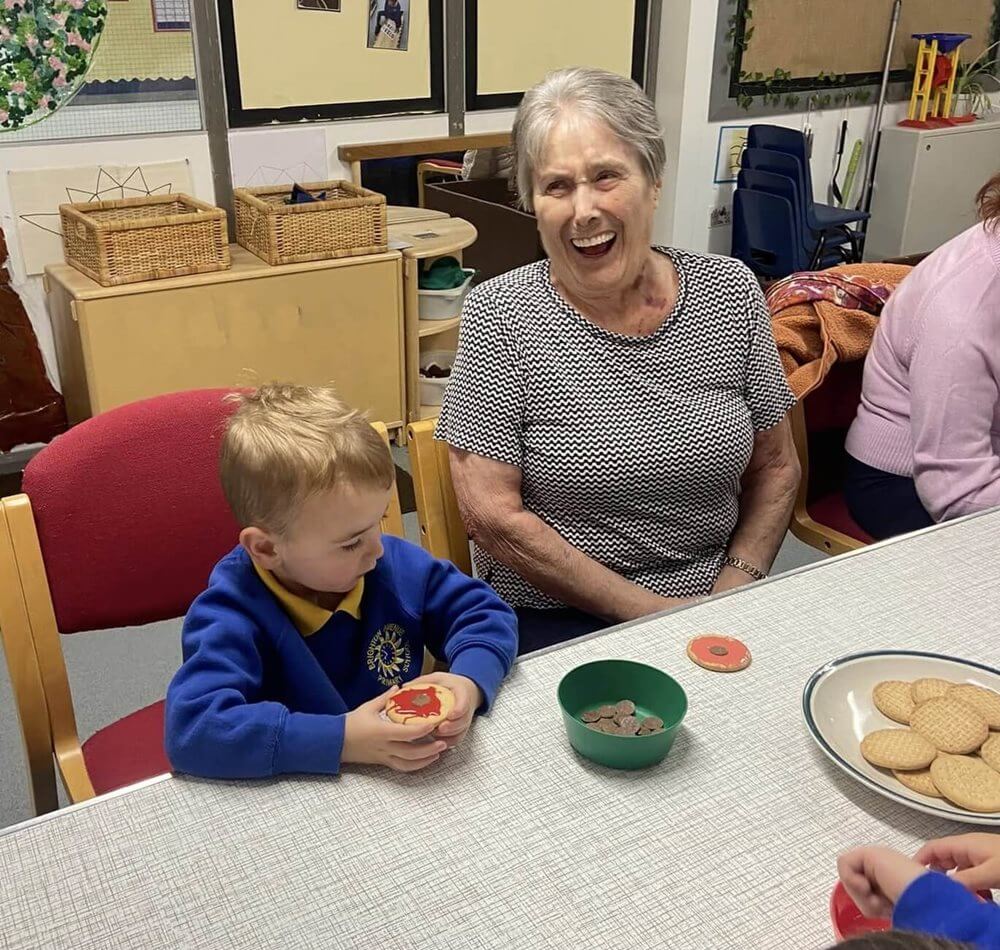 Armstrong House - Armstrong baking with children