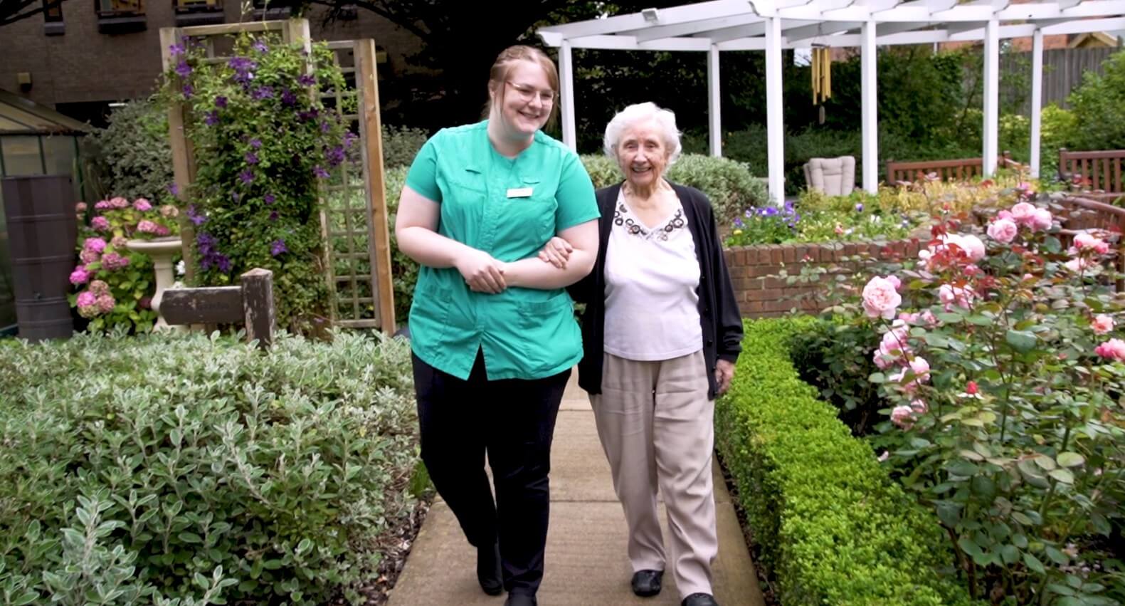 Relative voices at Halecroft Grange - I'm happy because Mum's happy