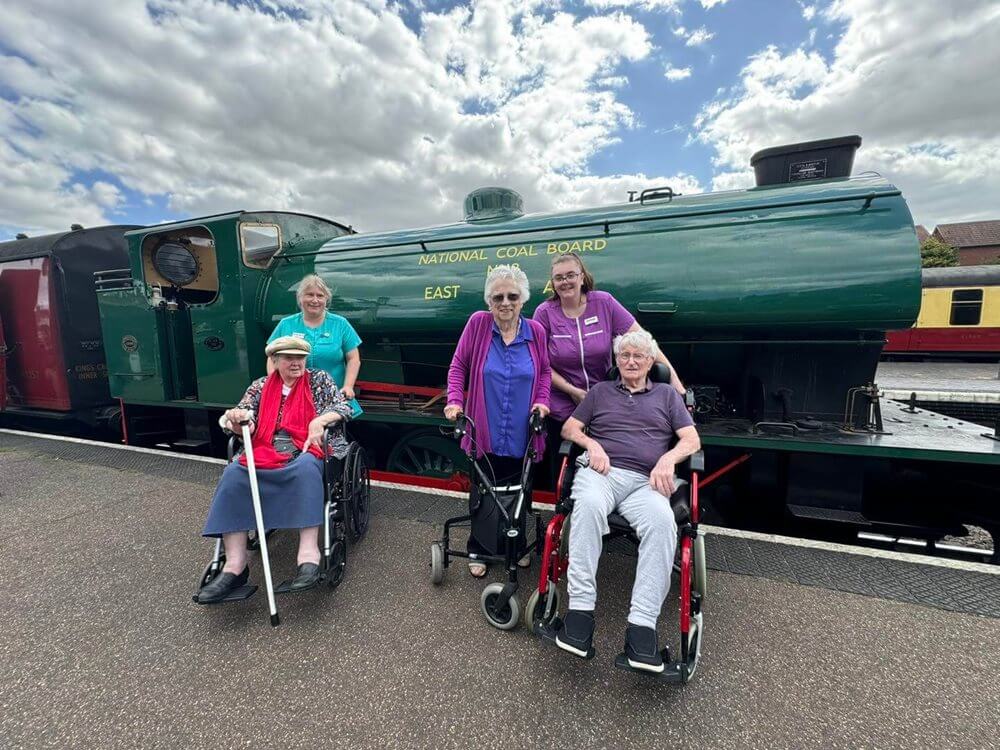 Cavell Court - Cavell Court steam train trip