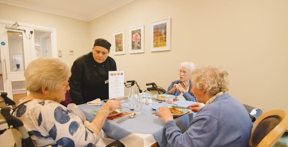 Dining with dignity at Field Lodge