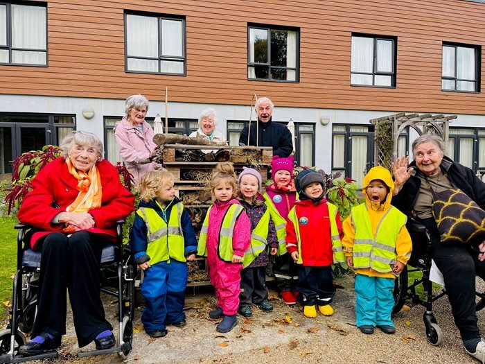 Head Housekeeper - Abney Court - Residents and local school build bug hotel