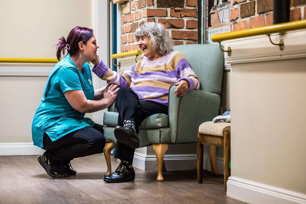 Night Senior Care Assistant - Armstrong House resident and carer