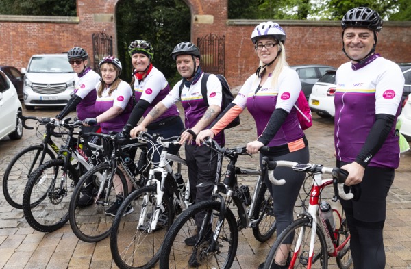 Abney Court send-off riders on gruelling 800-mile charity bike ride