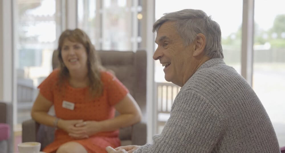 Resident & relative's voices - She's always busy and very happy at The Potteries