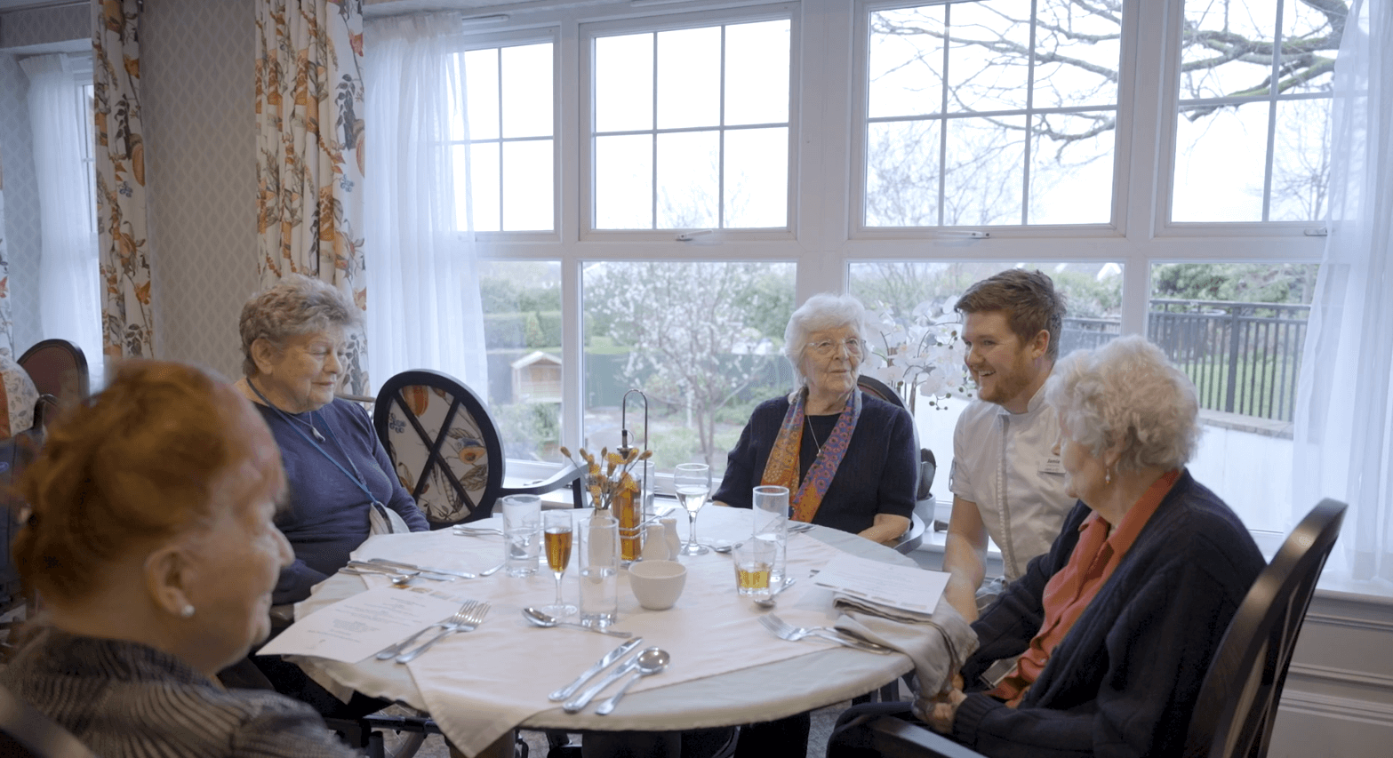 The dining experience at Llys Cyncoed