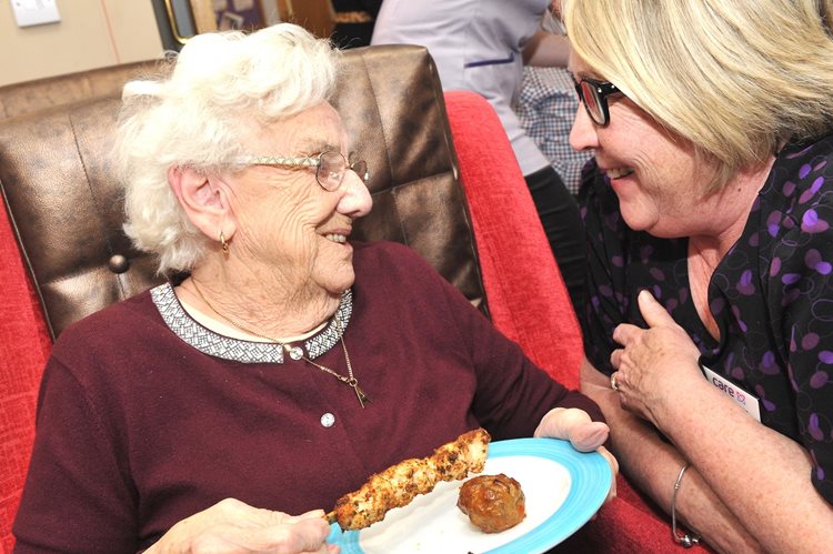 Local students bring festive cheer to Hailsham care ho-ho-home