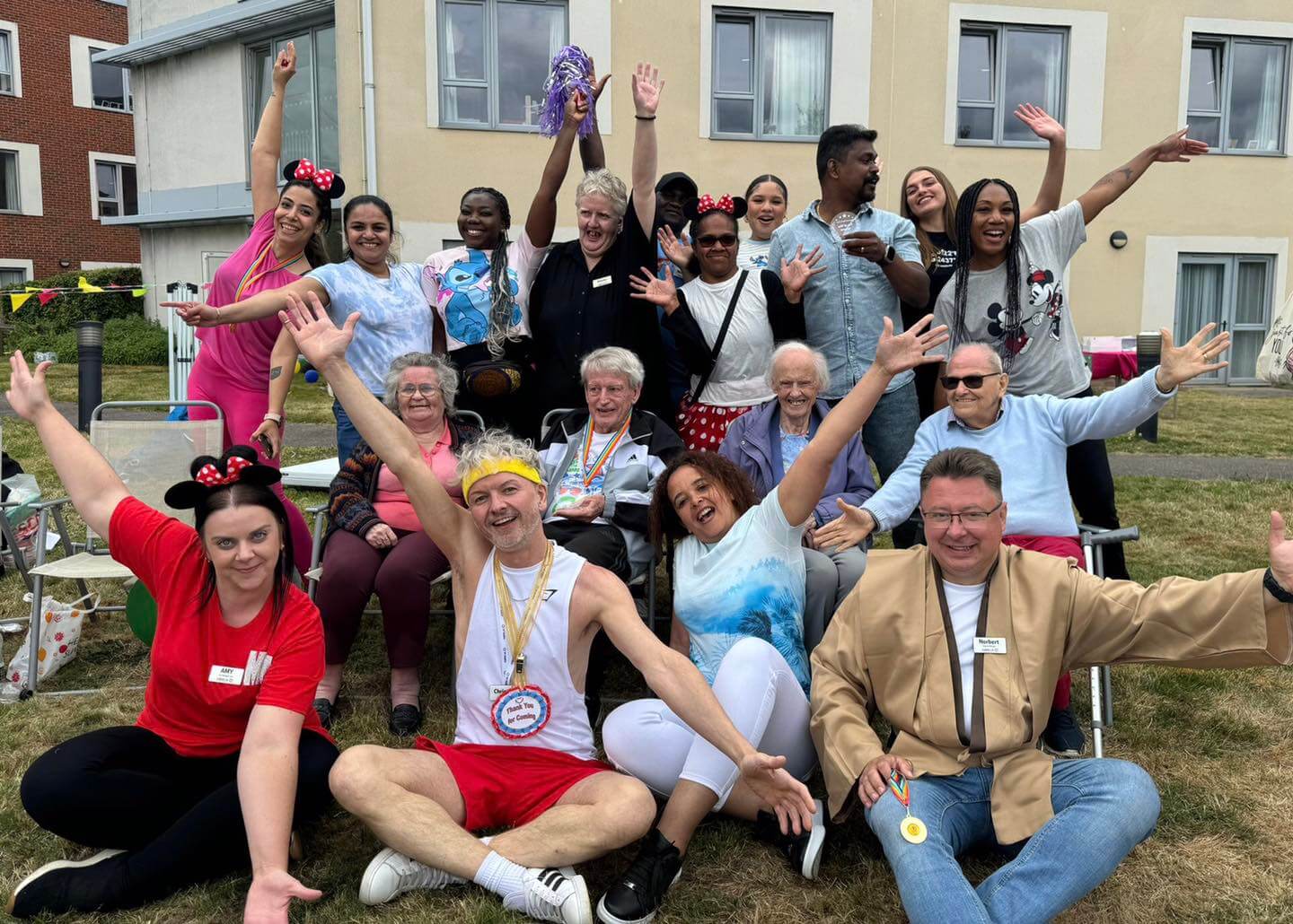 Sports day celebrations in full swing at Queens Court