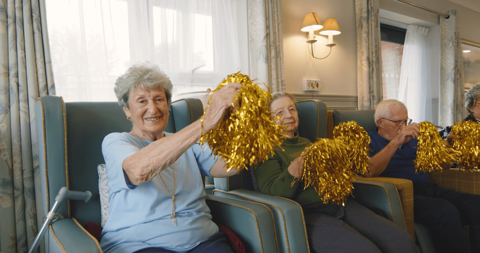 Residents enjoy a busy social life at Oat Hill Mews