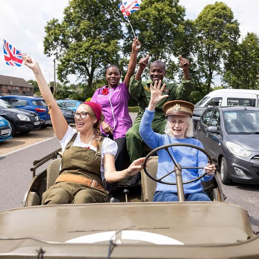 D-Day celebrations in full swing at Winchcombe Place