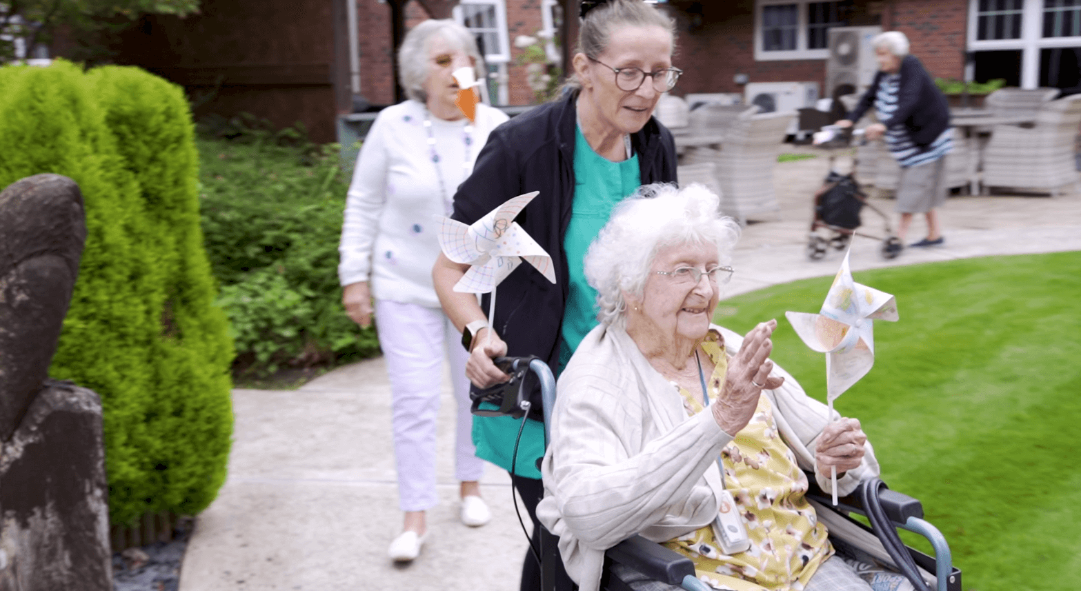 Relative voices at Ladybrook Manor - It gives us reassurance