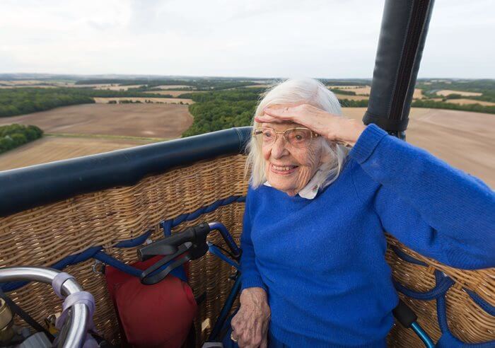 Vilven was thrilled when her wish of going on a hot air balloon came true