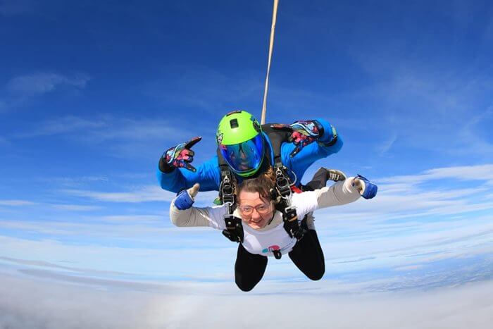 Care Assistant Bank - Lonsdale Mews skydiving