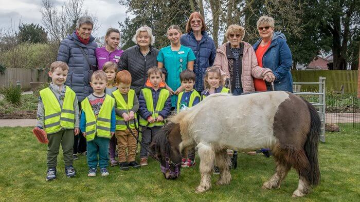 Residents at a care home in Bristol were delighted to welcome spring with some special visitors.